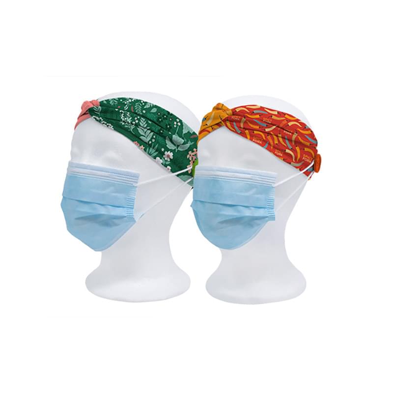 Full Color Button Headband